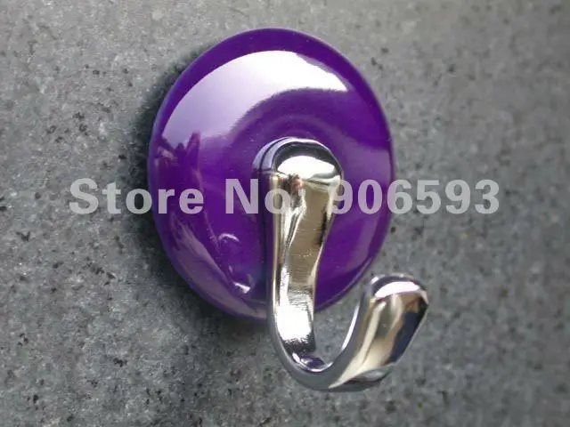 10pcs lot free shipping Lyons blue porcelain 3M sticky hook\bathroom hook\zamak hook
