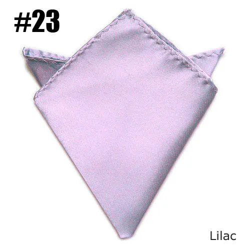 Модные однотонные мужские цвета платок Атлас карман квадратные, чтобы соответствовать костюмы фиолетовый