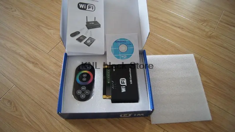DC12-24V LED WIFI Управление Лер управляется IOS, системы Android Smart сотовый телефон с РФ сенсорный пульт дистанционного управления