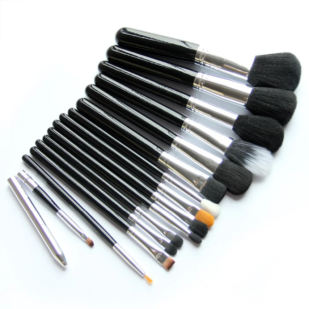 New Fashion Professional 15Pcs Makeup Brushes Set Powder Foundation Eyeshadow Eyeliner Lip Cosmetic Brush Kit Beauty Tools