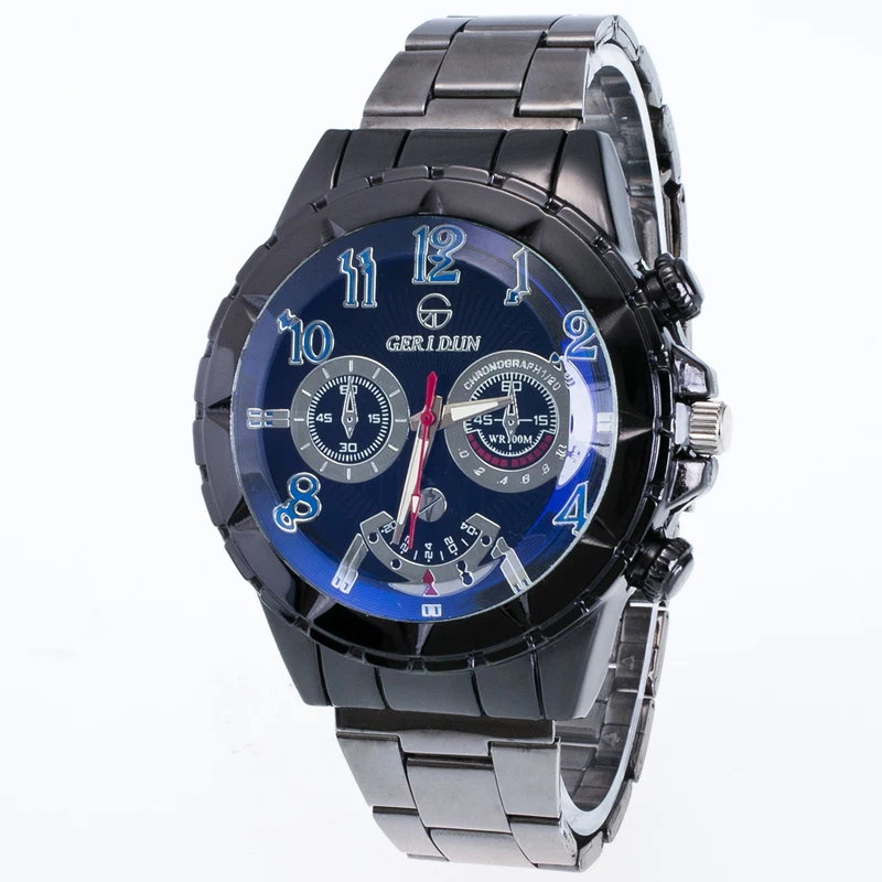 Часы мужские из вольфрамовой стали деловые кварцевые спортивные новинка 2017 |