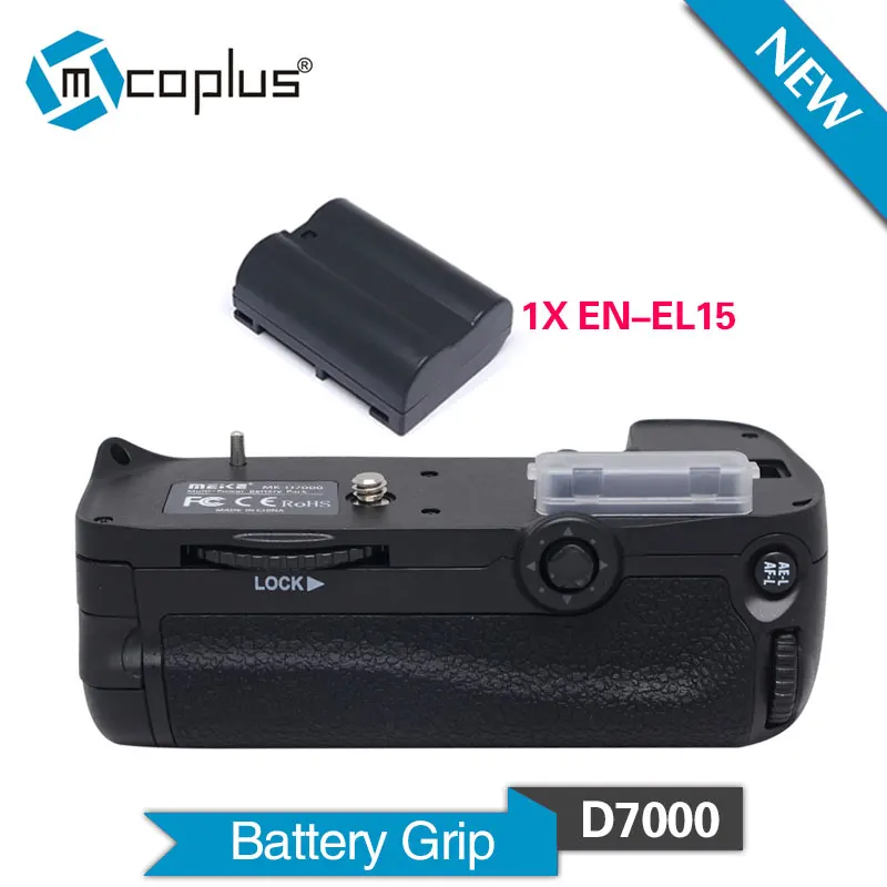 Mcoplus BG-D7000 Multi-function Vertical Battery Grip with 1pcs EN-EL15 Battery for Nikon DSLR D7000 Camera as MB-D11 MK-D7000 Mcoplus BG-D7000 Multi-function Vertical Battery Grip with 1pcs EN-EL15 Battery for Nikon DSLR D7000 Camera as MB-D11 MK-D7000