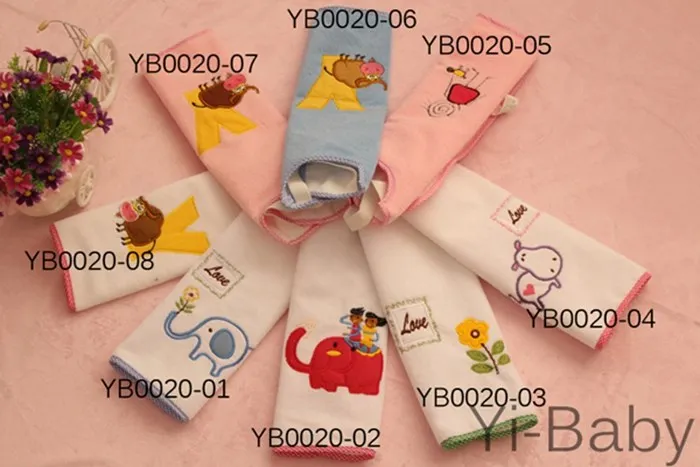 12 шт./компл. yb0020-07 Детские Водонепроницаемый нагрудник Burp Полотна младенческой слюны полотенца детские нагрудник Бесплатная доставка