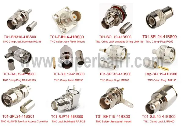Superbat RF коаксиальный разъем RP-TNC обжимной разъем(шип) перегородки уплотнительное кольцо разъем для RG174 RG178, RG316, LMR100, 1,13, 1,37 кабель