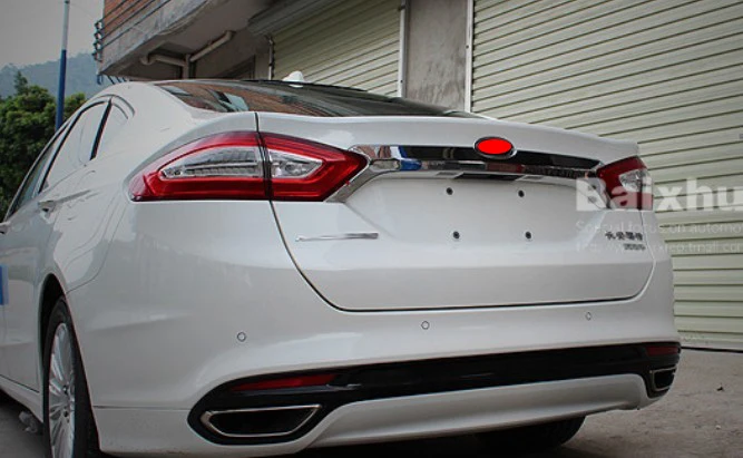 Для Ford Mondeo Fusion 2013 ABS хром задняя дверь крышка багажника отделка наружные молдинг наклейки