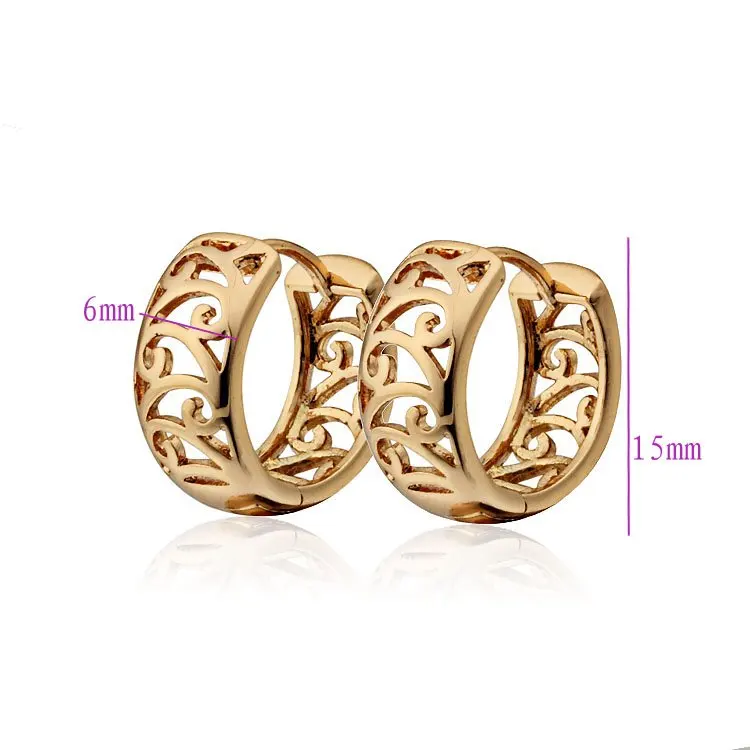6 пара/лот золотой обруч серьги Для женщин Oorbellen Goud Kolczyki Ohrringe Anneau Oreille Orecchini Cerchi Aros Flor Золотая Сережка E16110