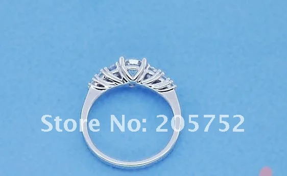 Sterling Silver & Stone Наборы для ухода за кожей красивые Обручение кольцо натуральная 925 пробы Серебряные ювелирные изделия