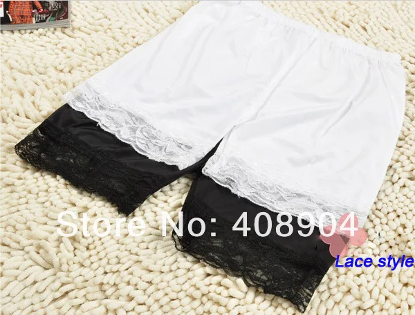 Dorislen летние кружевные леггинсы Открытые защитные женские брюки черный/белый