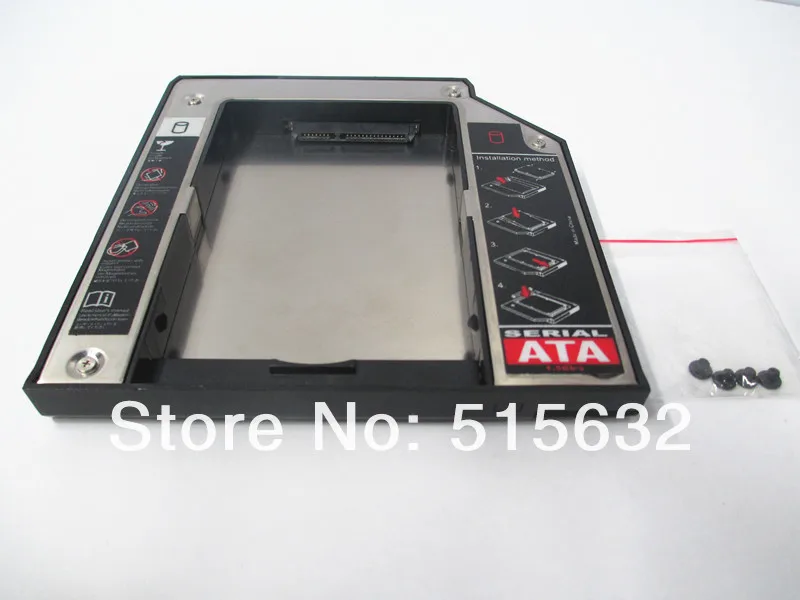 9,5 мм SATA 2nd HDD адаптер Caddy Bay для IBM lenovo 43N3412 T400s T500 T410