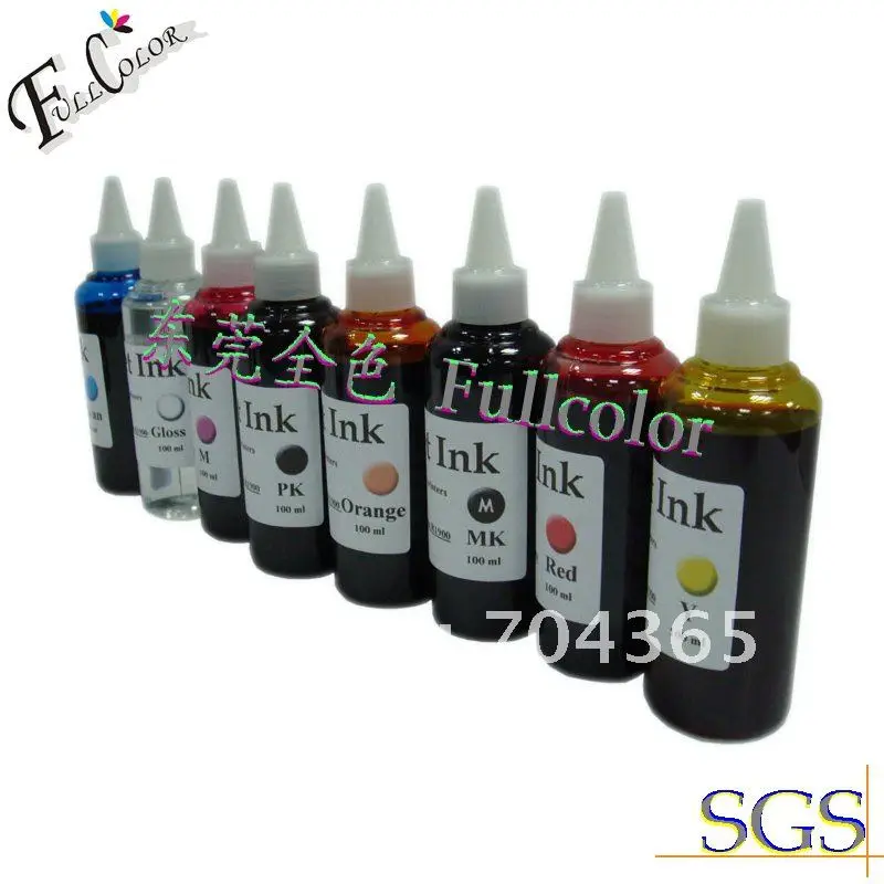 Free shipping ! 8color high quality printer inks and printer cartridge for epson stylus photo R2000