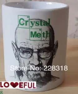 Новый Breaking Bad кристалл Качество Керамика Кофе Цвет изменение чашку --- любвеобильные