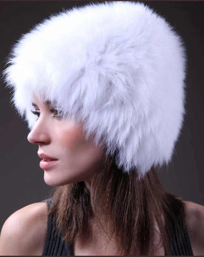 Натуральная WHITE FOX Мех животных Кепки, Silver Fox Мех животных Кепки, лиса Мех животных шляпа, натуральный Мех животных su-14003