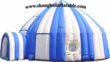 2016 colorful logo can be printed inflatable tent camping tent with high quality