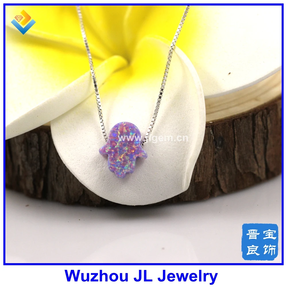 1 шт. один мешок Розничная/оптовая синтетический опал рука Хамса Fatima одноцветное