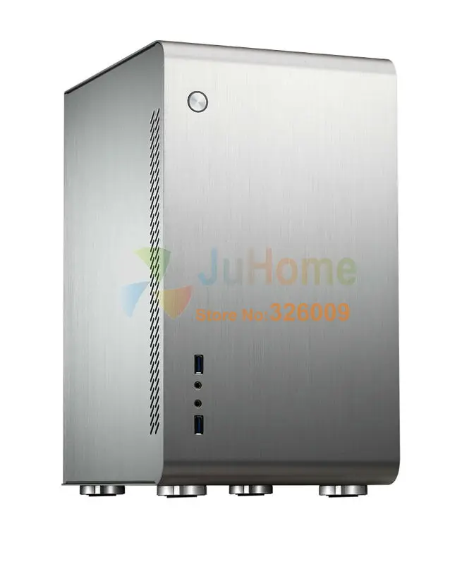 HTPC MATX мини Чехол, алюминиевый чехол для компьютера, USB3.0* 2, домашний кинотеатр компьютер Jonsbo U3