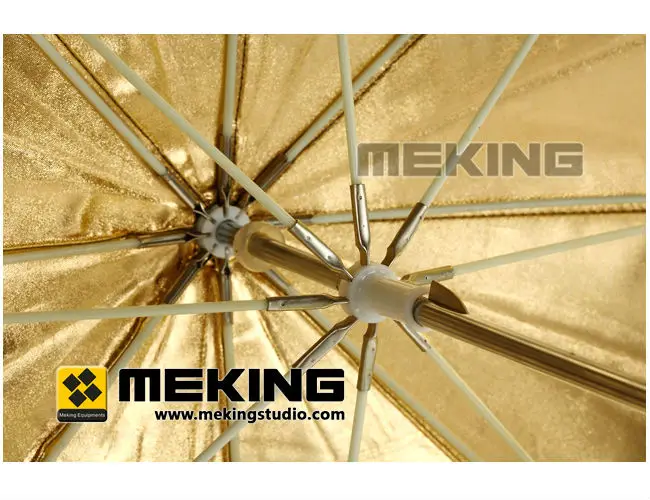 Selens зонт для студийного освещения Fibre Frame 84 см/3" Черное золото Зонты