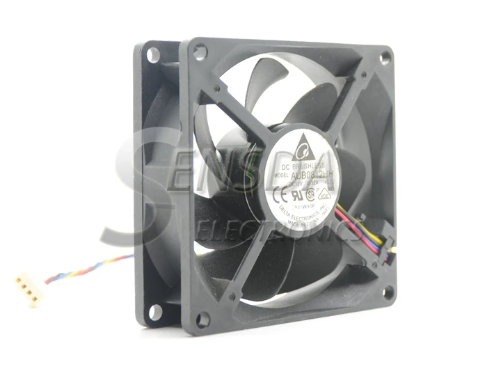 Для delta AUB0812HH 8025 12V 0.32A 4P PWM сервер инвертор Вентилятор охлаждения