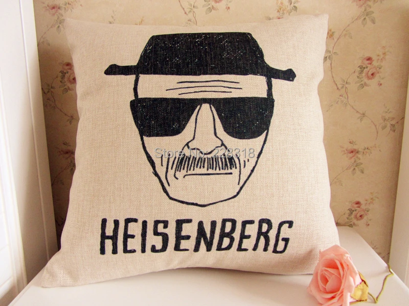 Новые Наволочки на молнии Подушка 17x17 дюймов для поломки Bad Heisenberg- Loveful