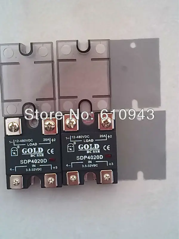 Sdp4020d 20A ССР, напряжение нагрузки: 12-480vdc, Управление votlage: 3.5-32VDC или 3.5-32VDC Бесплатная доставка