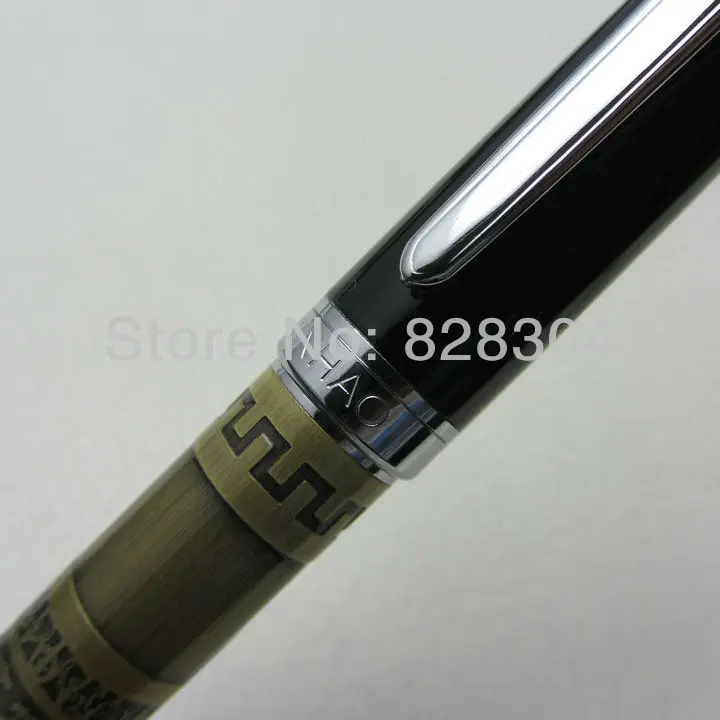 3 шт. Jinhao Высокое качество классический древний бронзовый штатив, черный высокий класс Средний наконечник ручка ролика Бесплатная доставка