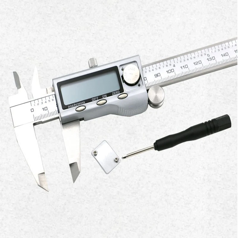 Digital Vernier Caliper - Stainless Steel Construction 6-Inch 150mm Electronic Micrometer Measuring Tool 2