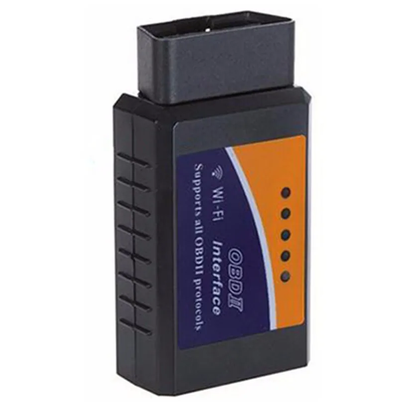 50 шт./лот DHL ELM327 WI-FI Авто диагностический инструмент ELM327 WI-FI V1.5 OBD2 сканер OBDII ELM 327 WI-FI работать с системами Android и IOS