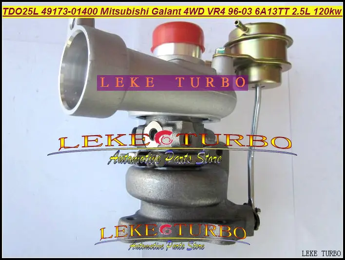 Wholesale New TDO25L 49173-01400 Turbo Turbine Turbocharger for Mitsubishi Galant 4WD VR4 1996-2003 6A13TT 2.5L 120KW LEKE (2)