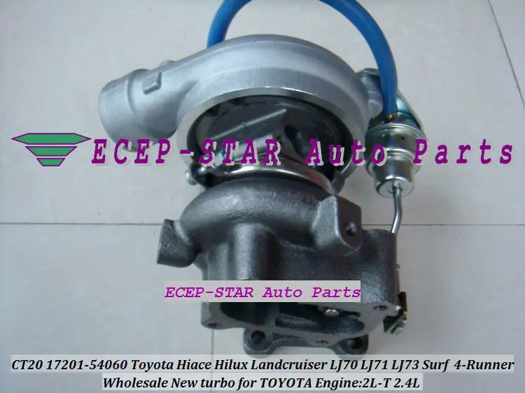 CT20 17201-54060 Toyota Hiace Hilux Landcruiser LJ70 LJ71 LJ73 Surf 4-Runner 2.4L 2L-T Turbocharger