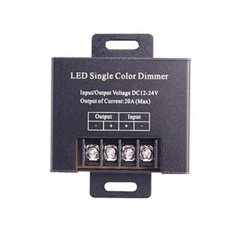 DC12-24V 20A LED один Цвет led dimmer контроллер с РФ Беспроводной пульт дистанционного управления для одного Цвет Светодиодные ленты свет 2 шт
