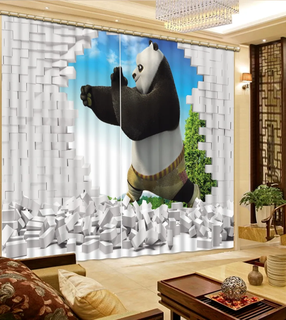 

Natural Beautiful High Quality Costom any curtains decorations for home curtains for living room 3d curtains
