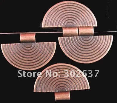 Бесплатная доставка 45 шт. Antiqued меди plt полукруглые Подвески Выводы A695C