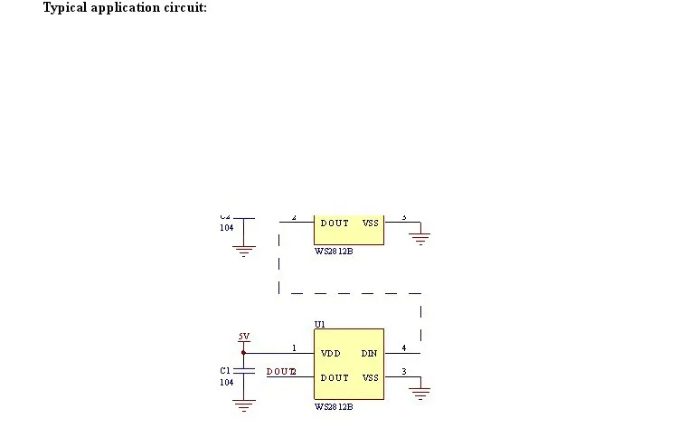 100 шт. WS2812B; 4pin; 5050 SMD RGB светодиодный со встроенным WS2811 IC внутри;