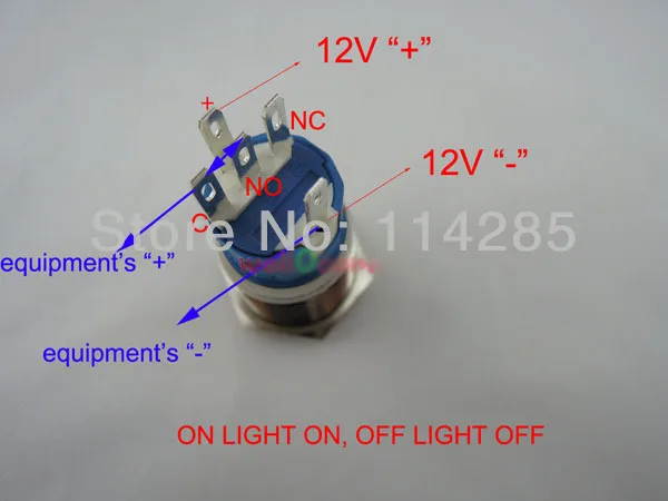 Черный Чехол 12V 19mm красный светодиодный кнопочный металлический переключатель для автомобильных противотуманных фар ВКЛ/ВЫКЛ