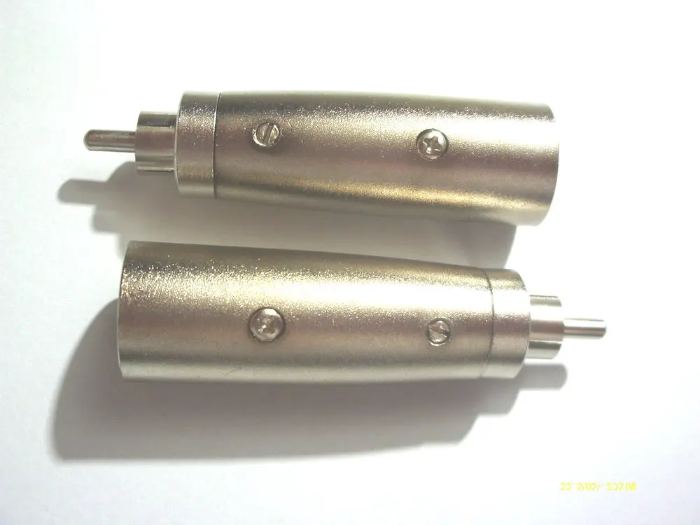 1000 шт 3Pin XLR кабель для мужчин RCA разъем аудио разъемы