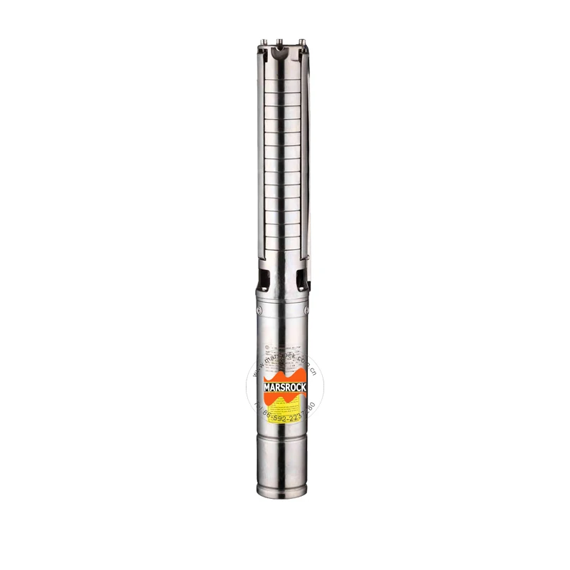3 дюйма 1500 W AC220V DC300V глубокий колодец водяной насос на солнечных батареях с синхронный двигатель с постоянным магнитом потока 3Т/ч головки 80 м для сельского хозяйства