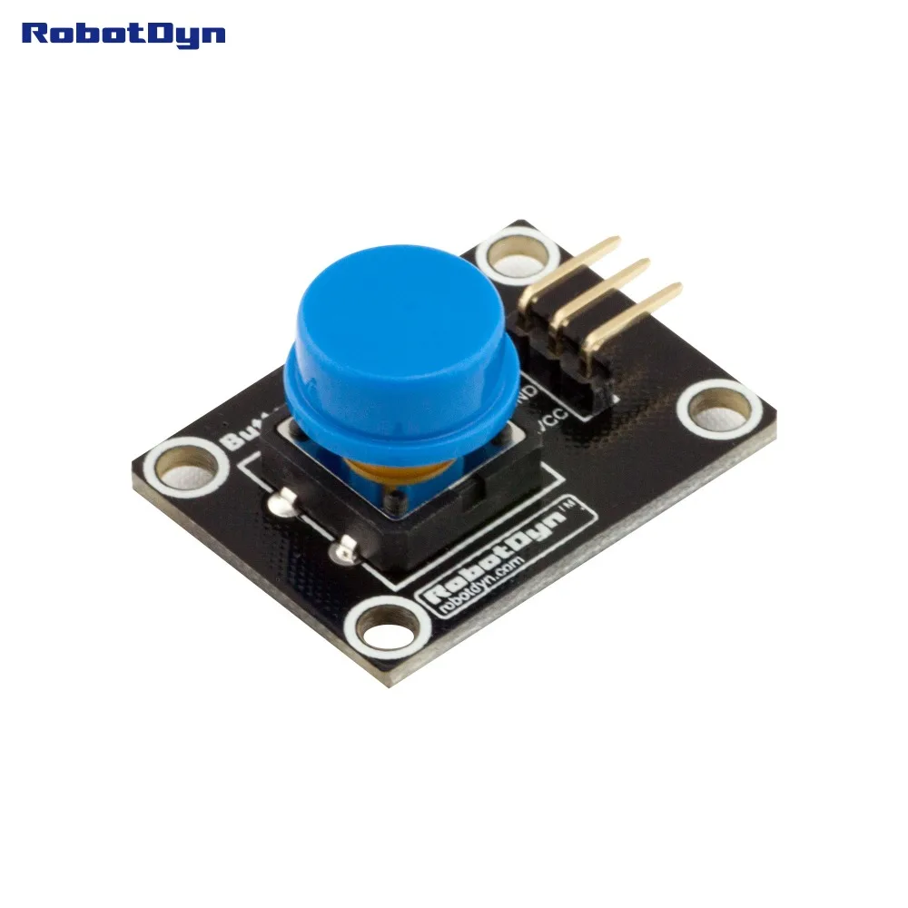 

Button key switch module (BLUE). With LED light of action.