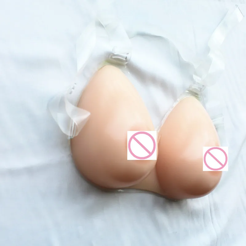 

1800g/piece G/H Cup Artificial Sexy Silicone Breast Forms Breasts For Siamese Shemale Sissy Boy Transgender homosex Crossdress