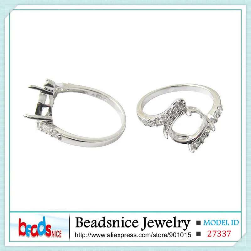 Beadsnice ID27337 кольцо из стерлингового серебра 925 элегантное обручальное кольцо fine jewelry diy овальные полу Гора кольцо настройки для нее