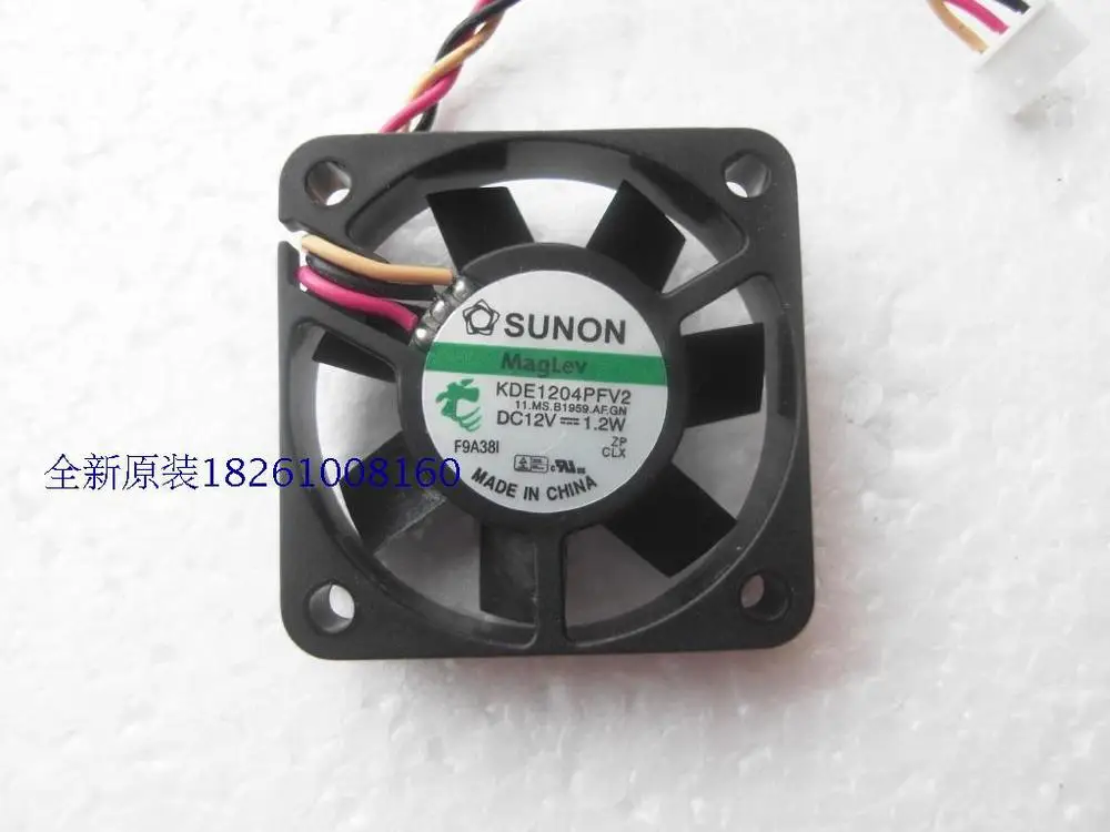 SUNON вентилятор KDE1204PFV2 4 см 40*40*10 мм 4*4*1 см 4010 12V 1,2 W Поддержка по изображениям