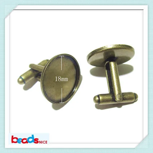 Beadsnice ID23761 самая модная латунная французская основа для Запонки мужские Акция 18 мм, драгоценный камень запонки
