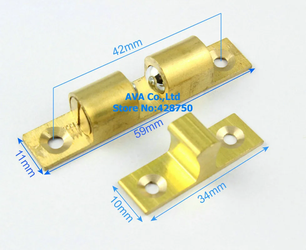 59 мм латунный дверной замок шкафа ближе(10 шт./лот