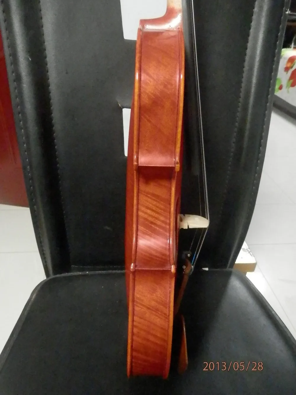 Высший сорт ручной работы 4/4 скрипка модель Страдивари, хороший клен сзади № ZM19