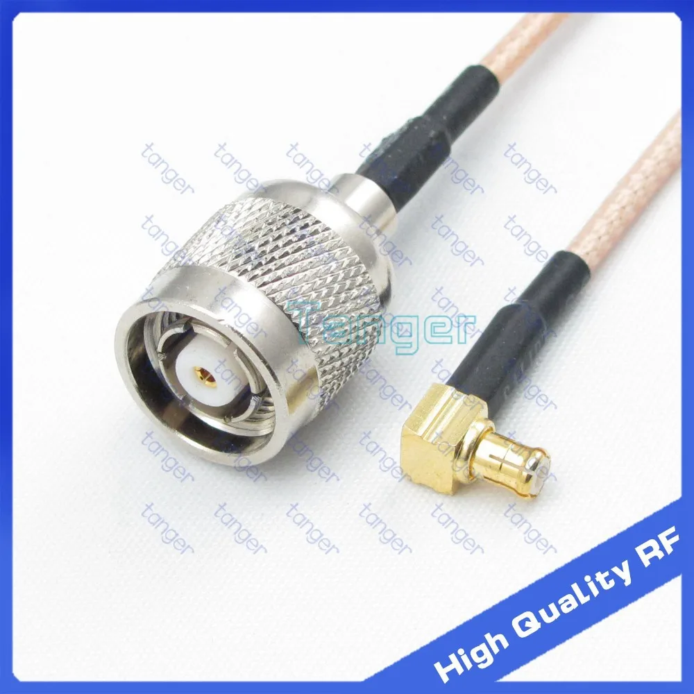 

RF cables 6inch MCX male right angle to RP-TNC male plug with RG-316 RF Coaxial Pigtail Jumper cable 6" 15cm Tanger High Quality