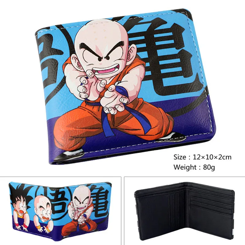 Короткий кошелек из искусственной кожи с разноцветным принтом Dragon Ball, кошелек японского Аниме Сон Гохан