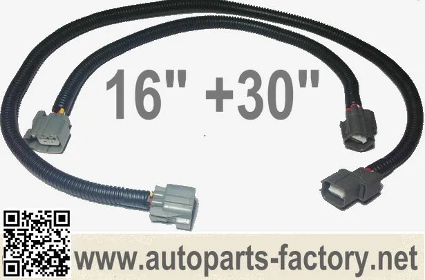 Longyue 2 компл. для Honda O2 кислород расширение жгут Комплект Acura 4 провода датчик Civic Integra Prelude CRX