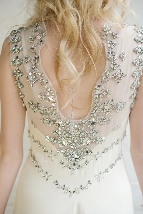 Бесплатная доставка 2018 vestidos formales сексуальное длинное ожерелье из бусин шифон с открытой спиной выпускное свадебное платье подружки