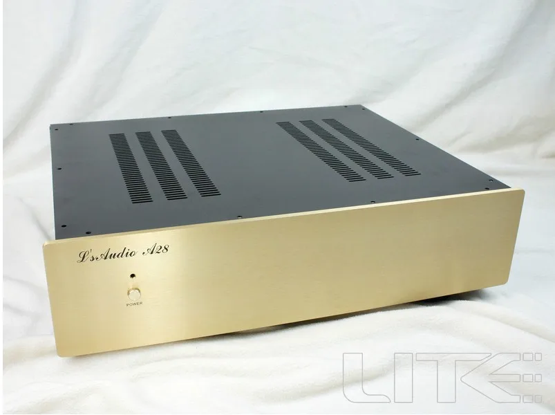 Лаконичный общий шасси/AMP Box DA для LS37/CT3 мм/MC DIY черный, серебристый, золотой панель