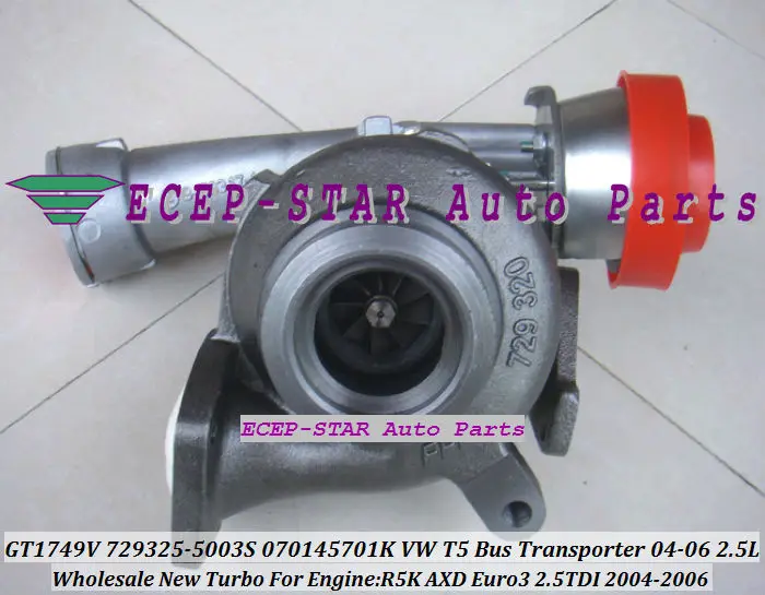 GT1749V 729325-5003S Fit For Volkswagen T5 Bus Transporter 2004- R5K AXD Euro3 2.5TDI TURBINE turbo turbocharger (4)
