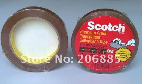 3 м 610 Scotch высокая производительность прозрачная пленка лента 12.7 мм * 66 м