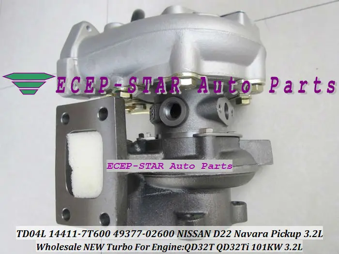 TD04L 14411-7T600 49377-02600 TURBO turbocharger FIt for NISSAN D22 Navara Pickup 3.2L QD32T 101KW (1)